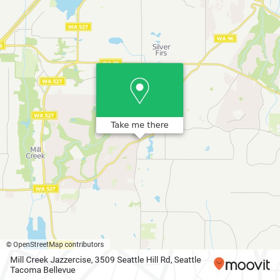 Mapa de Mill Creek Jazzercise, 3509 Seattle Hill Rd