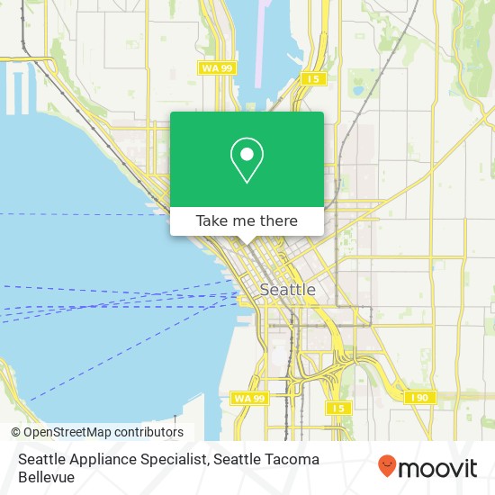 Mapa de Seattle Appliance Specialist, 1419 3rd Ave