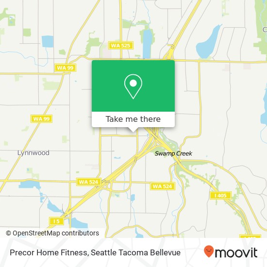 Precor Home Fitness, 2701 184th St SW map