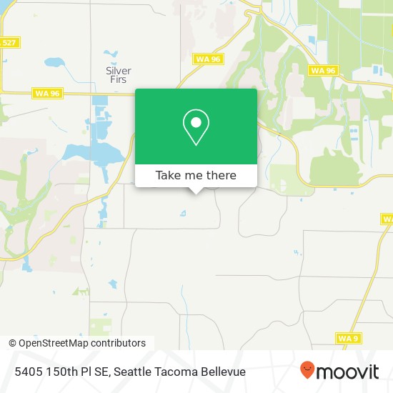 Mapa de 5405 150th Pl SE, Everett, WA 98208