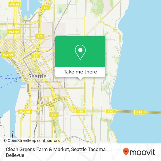 Mapa de Clean Greens Farm & Market, 116 21st Ave