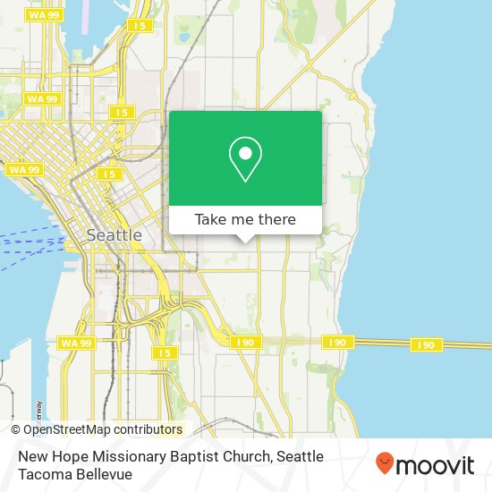 Mapa de New Hope Missionary Baptist Church, 124 21st Ave