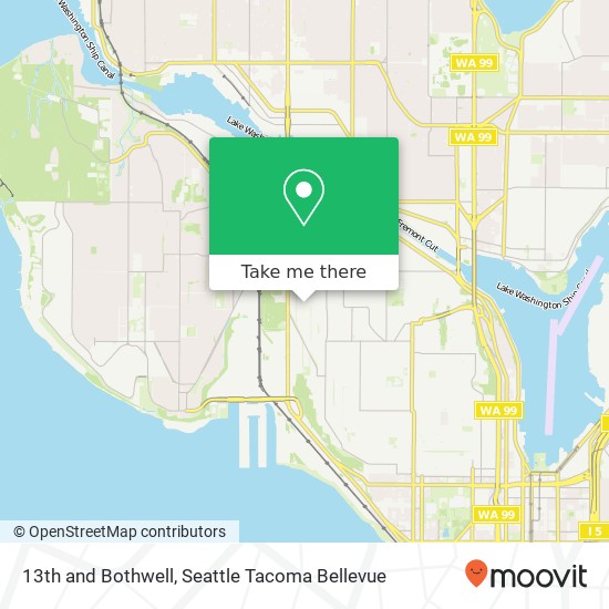 13th and Bothwell, Seattle, WA 98119 map