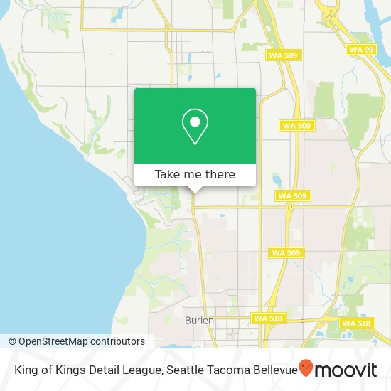 King of Kings Detail League, 1120 SW 126th St map