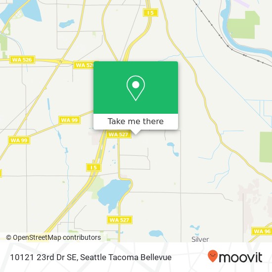 Mapa de 10121 23rd Dr SE, Everett, WA 98208