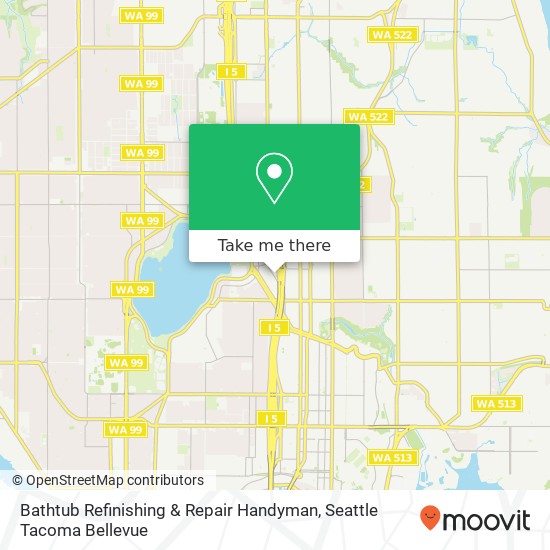 Bathtub Refinishing & Repair Handyman, NE 69th St map