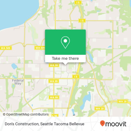 Don's Construction map
