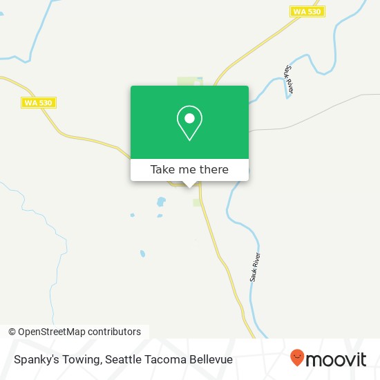 Mapa de Spanky's Towing, Cascade St