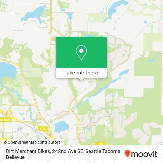 Dirt Merchant Bikes, 242nd Ave SE map