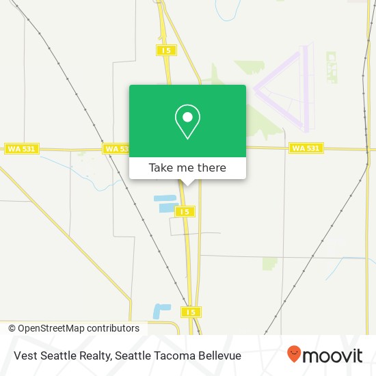 Mapa de Vest Seattle Realty, 16404 Smokey Point Blvd