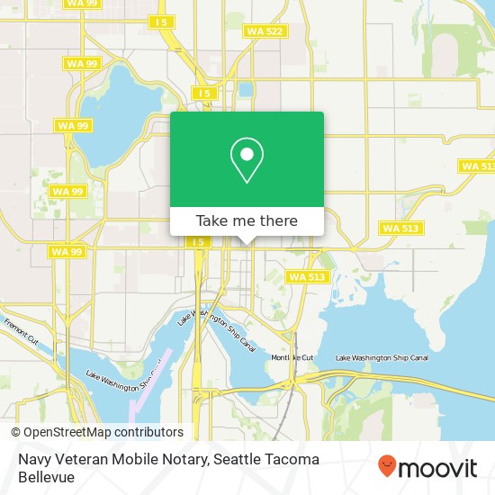 Navy Veteran Mobile Notary, NE 45th St map