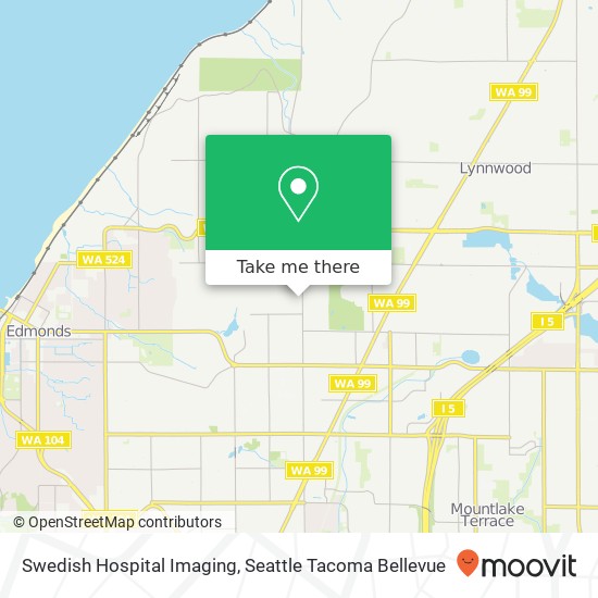 Swedish Hospital Imaging, 76th Ave W map