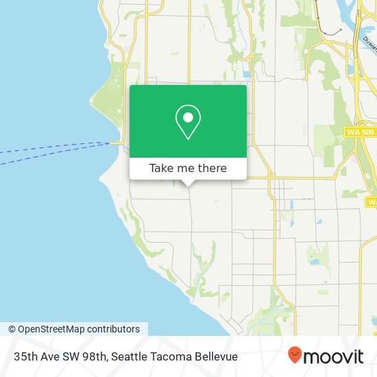 Mapa de 35th Ave SW 98th, Seattle, WA 98126