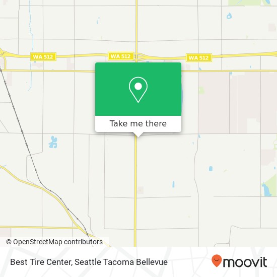 Best Tire Center, 12811 Canyon Rd E map