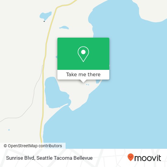 Mapa de Sunrise Blvd, Camano Island, WA 98282