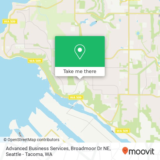 Advanced Business Services, Broadmoor Dr NE map