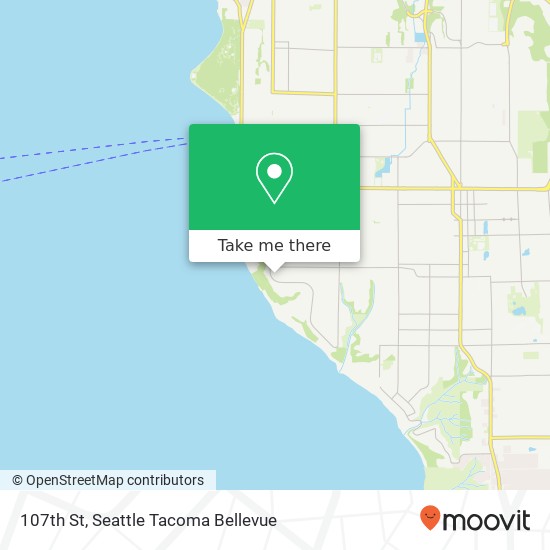 Mapa de 107th St, Seattle, WA 98146