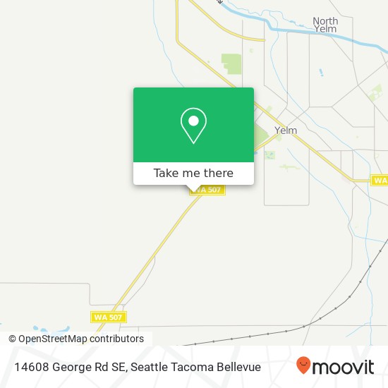 Mapa de 14608 George Rd SE, Yelm, WA 98597