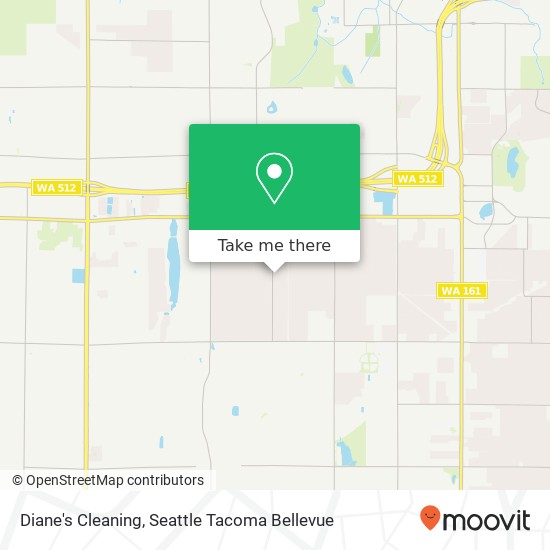 Diane's Cleaning, 78th Ave E map