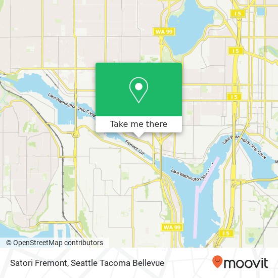 Satori Fremont, 316 N 36th St map