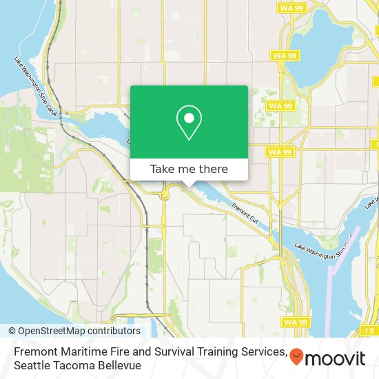 Mapa de Fremont Maritime Fire and Survival Training Services, 1019 W Ewing St