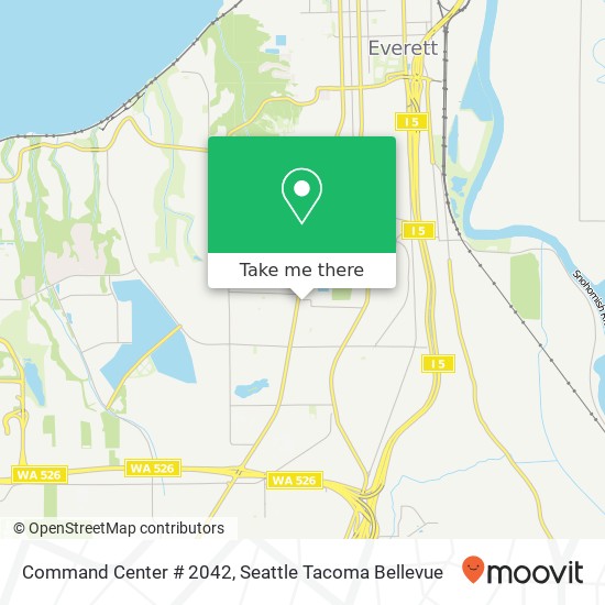 Mapa de Command Center # 2042, 6309 Evergreen Way