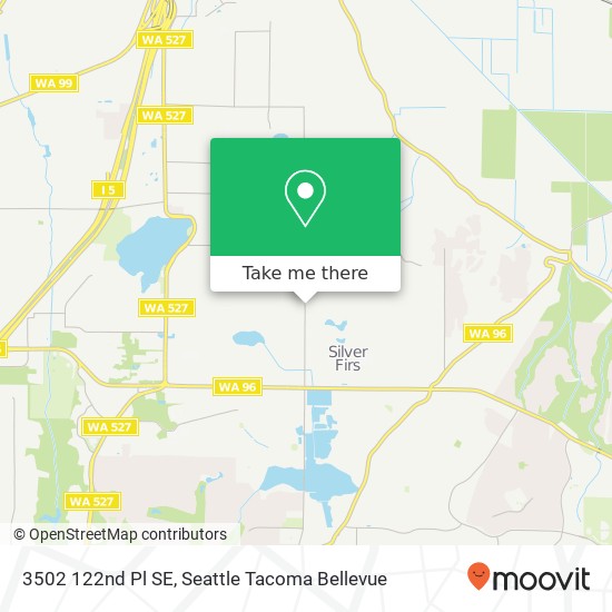 Mapa de 3502 122nd Pl SE, Everett, WA 98208