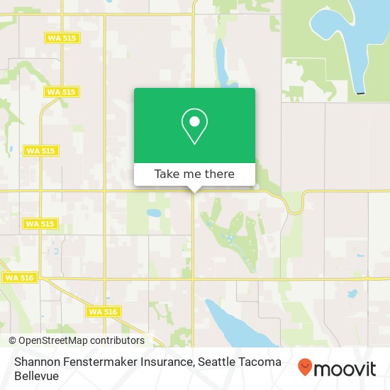 Mapa de Shannon Fenstermaker Insurance, 132nd Ave SE