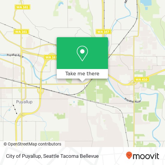 City of Puyallup map