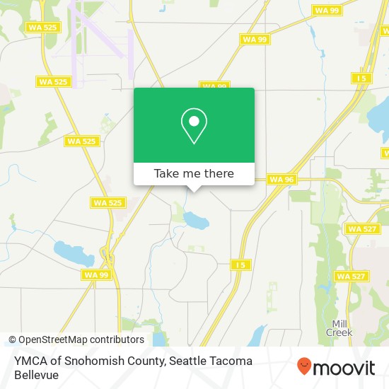 YMCA of Snohomish County, Everett, WA 98204 map