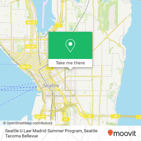 Seattle U Law Madrid Summer Program, 901 12th Ave map