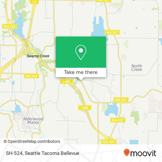 Mapa de SH-524, Bothell, WA 98012