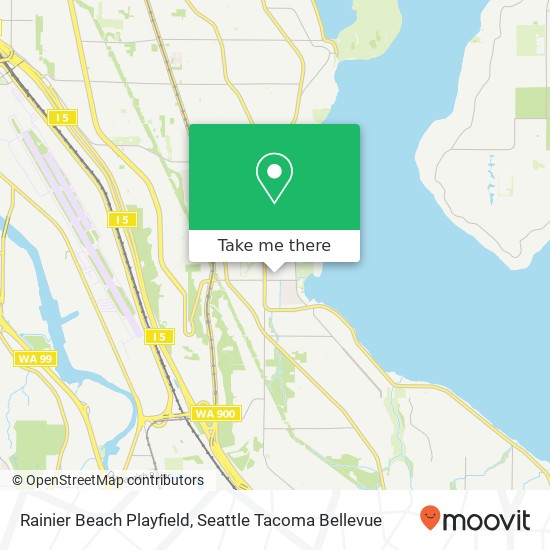 Mapa de Rainier Beach Playfield, 8802 Rainier Ave S