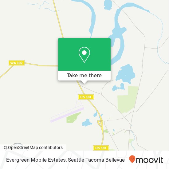 Evergreen Mobile Estates map