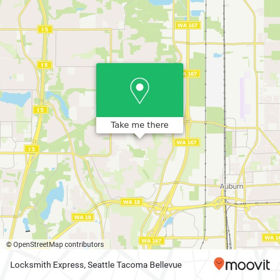 Mapa de Locksmith Express, 2208 12th Ct NW