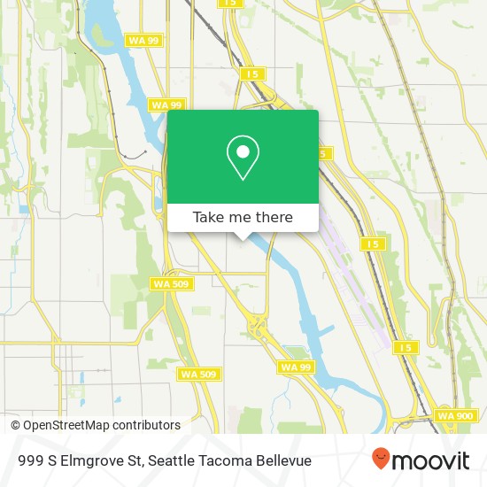 Mapa de 999 S Elmgrove St, Seattle, WA 98108