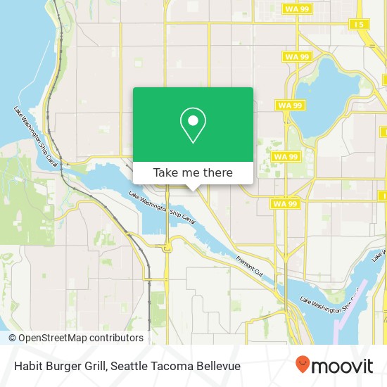 Habit Burger Grill, 907 NW Ballard Way map