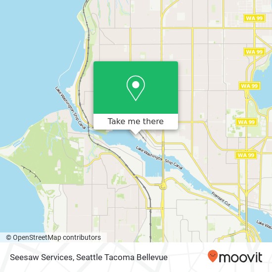 Seesaw Services, 5305 Shilshole Ave NW map