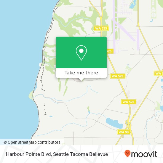 Mapa de Harbour Pointe Blvd, Mukilteo, WA 98275