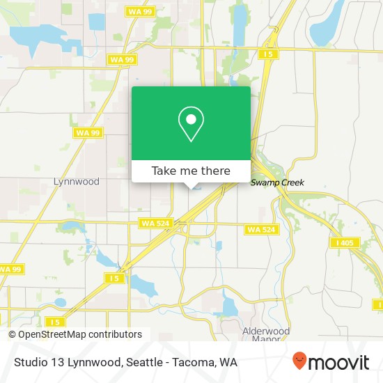 Mapa de Studio 13 Lynnwood