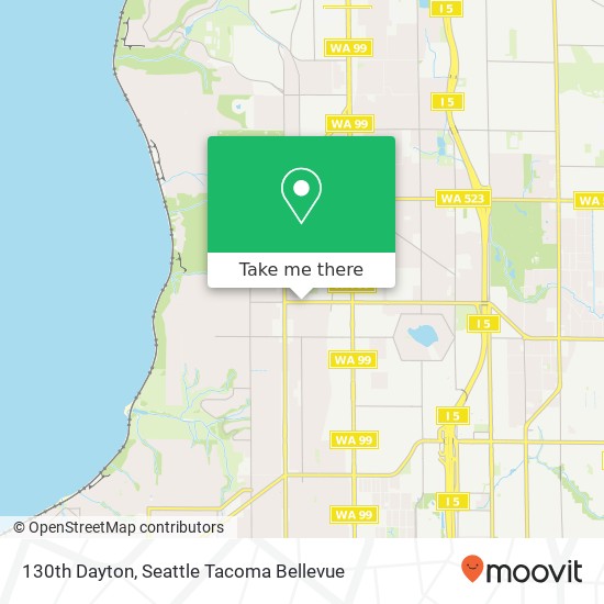 130th Dayton, Seattle, WA 98133 map