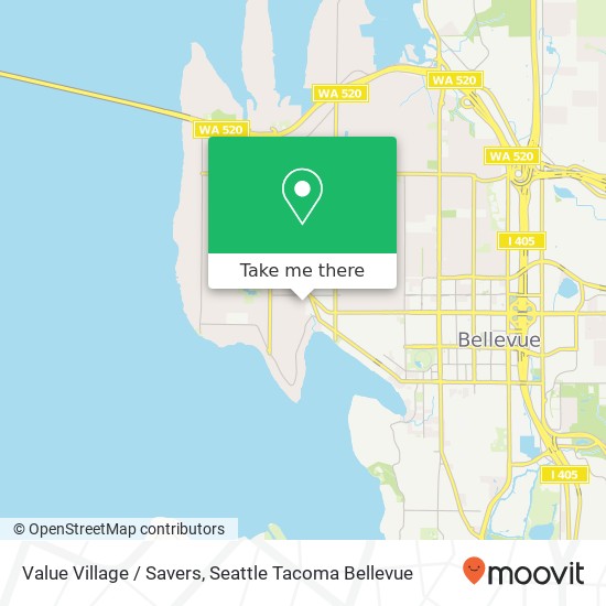 Mapa de Value Village / Savers, 934 88th Ave NE