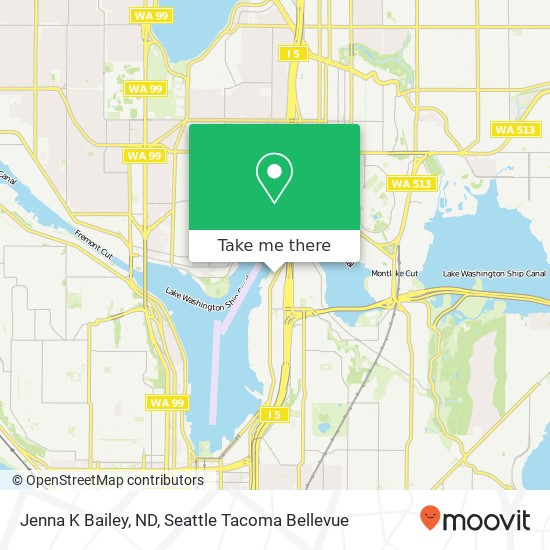 Mapa de Jenna K Bailey, ND, 2859 Eastlake Ave E