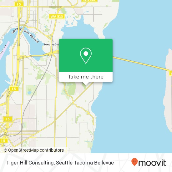 Mapa de Tiger Hill Consulting, 37th Ave E