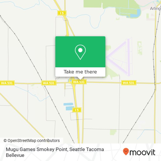 Mapa de Mugu Games Smokey Point, 3405 172nd St NE