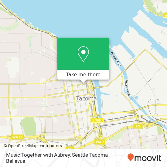 Mapa de Music Together with Aubrey, S 9th St