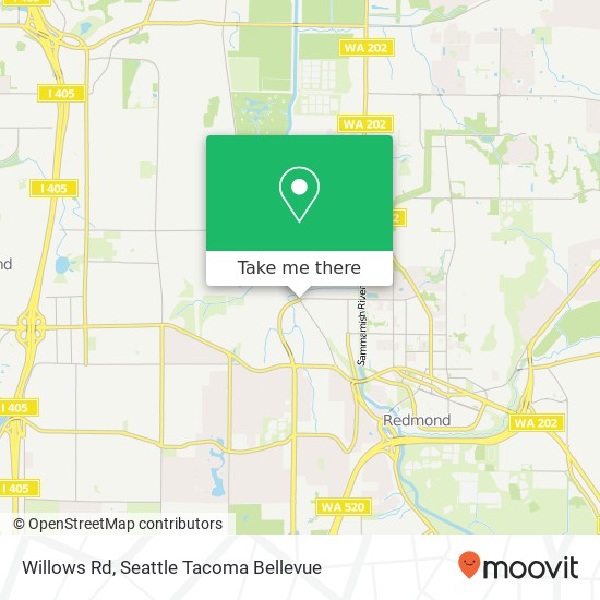 Willows Rd, Redmond, WA 98052 map