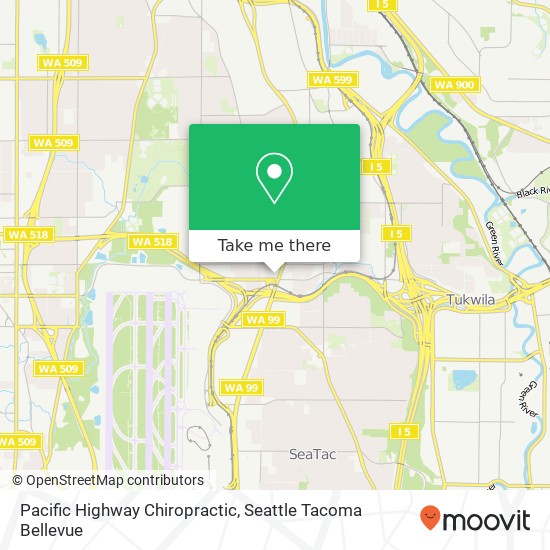 Mapa de Pacific Highway Chiropractic, 15245 International Blvd