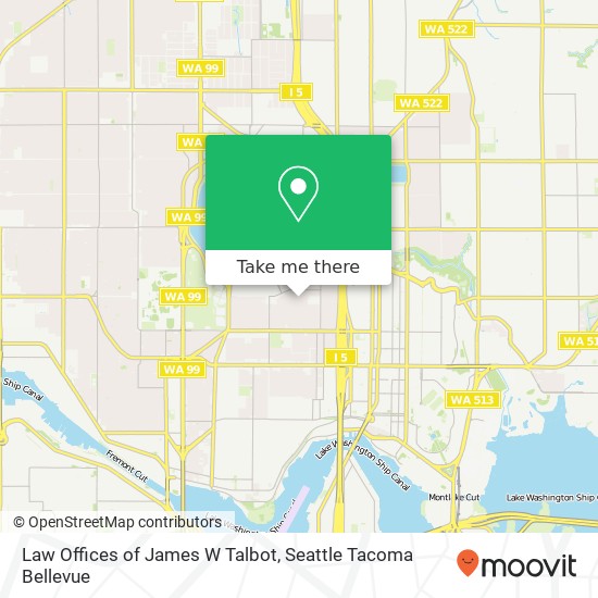 Mapa de Law Offices of James W Talbot, 2319 N 55th St