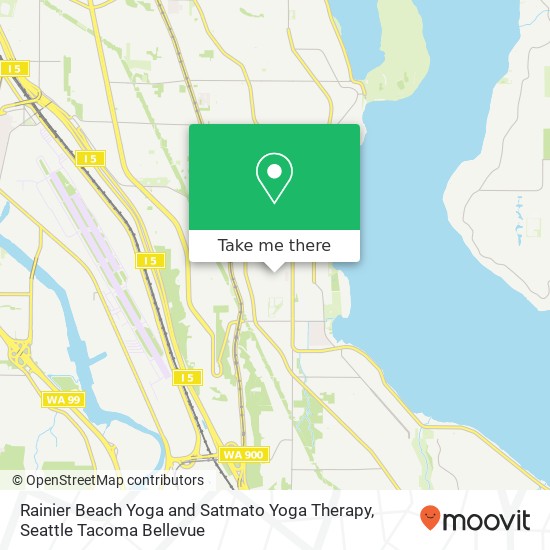 Mapa de Rainier Beach Yoga and Satmato Yoga Therapy, 8311 48th Ave S